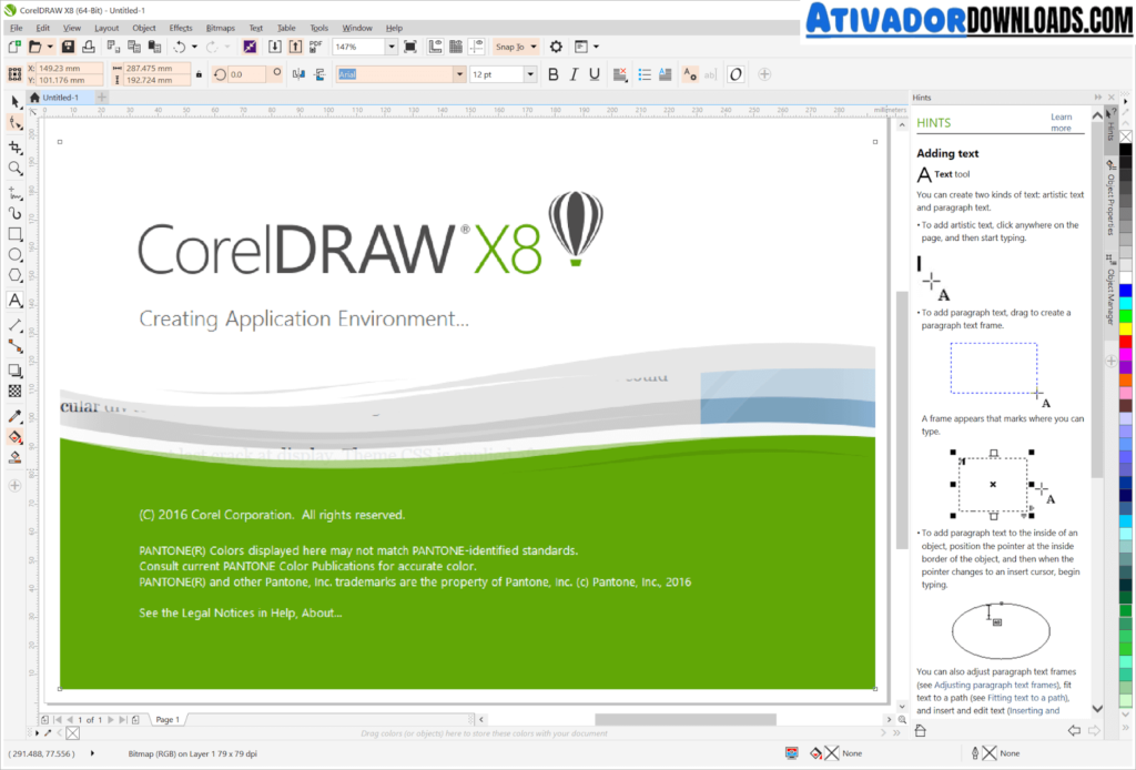 CorelDRAW Graphic Suite X8 Crackeado Download Grátis Português PT- BR 2024