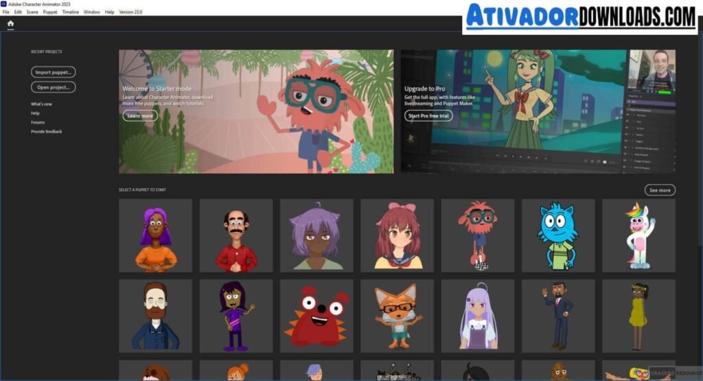 Adobe Animate Crackeado 24.2.1 Download Grátis Português 2024 