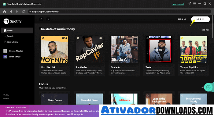 Spotify Mod Apk interface image 