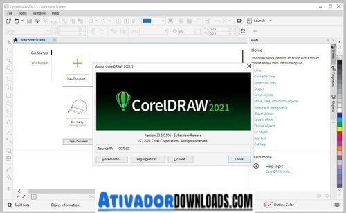 CorelDraw 2021 Crackeado Download Grátis Português PT-BR Atualizado 