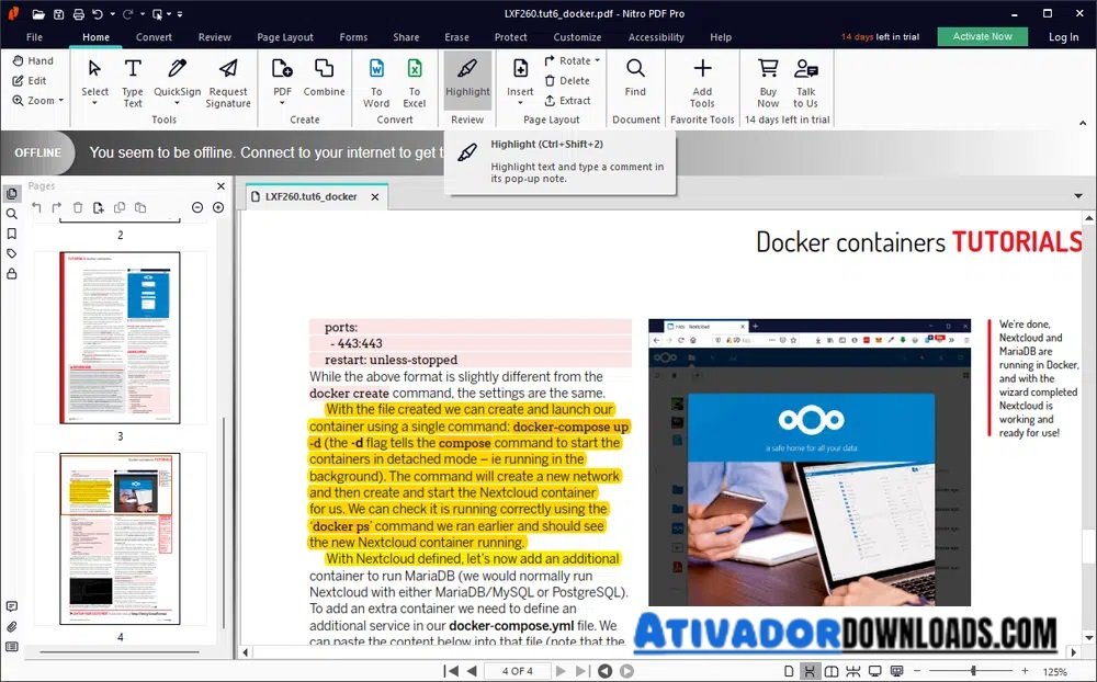 Nitro PDF Pro Crackeado Download Grátis Português PT-BR 2024