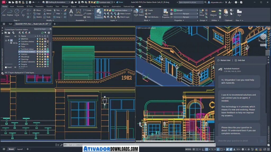 Autodesk AutoCAD Crackeado Ativador Download Grátis Português PT-BR 2024