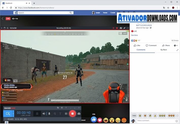 Bandicam Crackeado Ativador Download Grátis Português PT-BR 2024