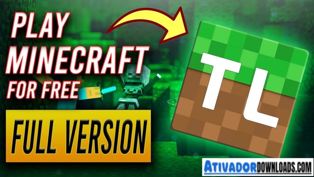 Minecraft Tlauncher Crackeado Baixar Grátis Para PC + Key 2024