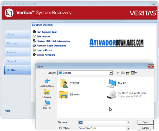 Veritas System Recovery Disk Crack image 