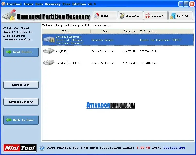 Processed image Mini Data Recovery Tool Free Download 2024