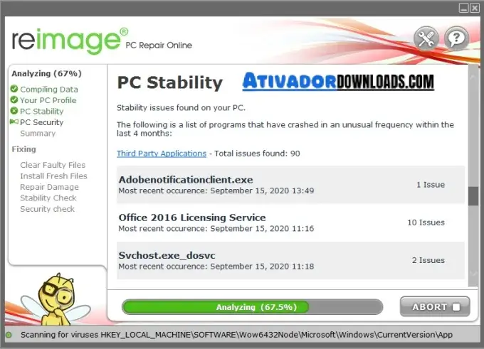 PC stability image of Reimage PC Repair Keygen 